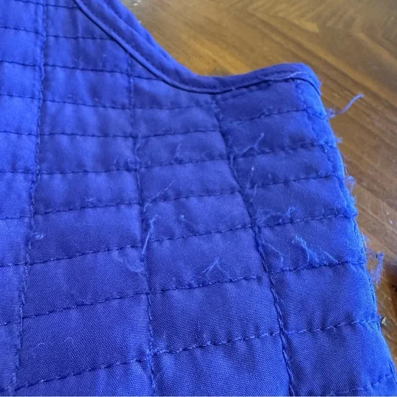 Chicos Quilted Vest Size 3 XL 16 Purple Full Zip w/ Pockets Lightweight LIKE NEW - Picture 13 of 16